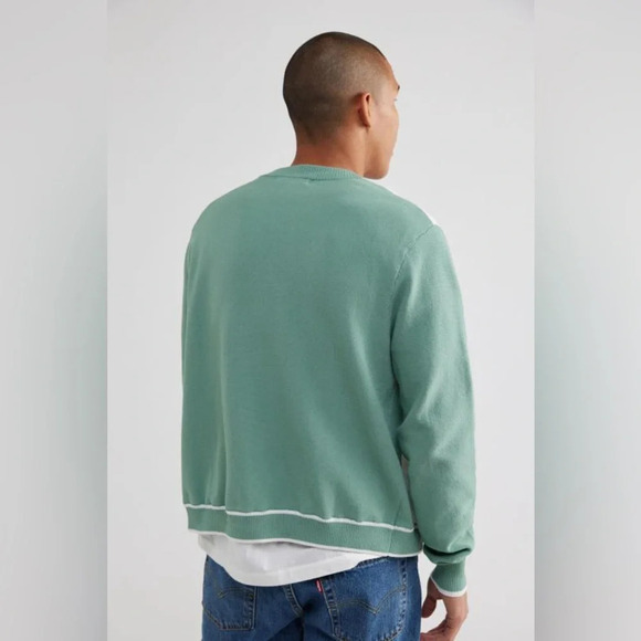 Urban Outfitters Men’s/Unisex‎ Classic Striped Cardigan - Size S - Green - NWOT - Picture 3 of 15